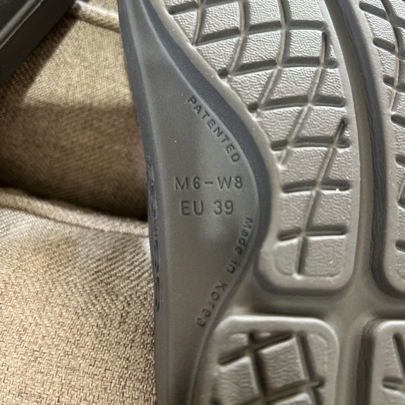 Oofos Gray Slide Sandals - Picture 3 of 3